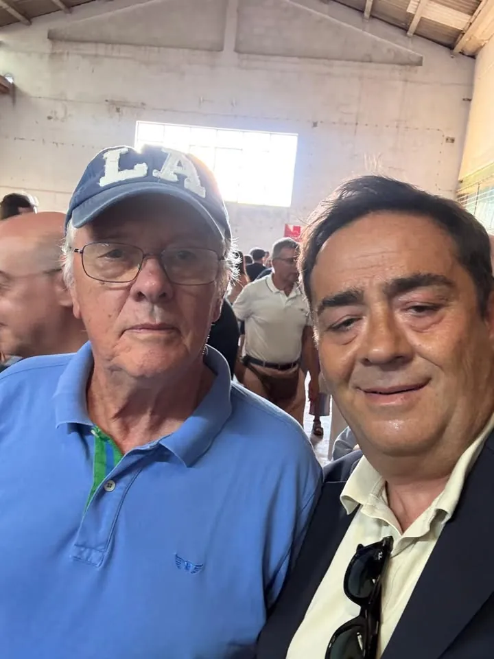 Visitantes na inauguração